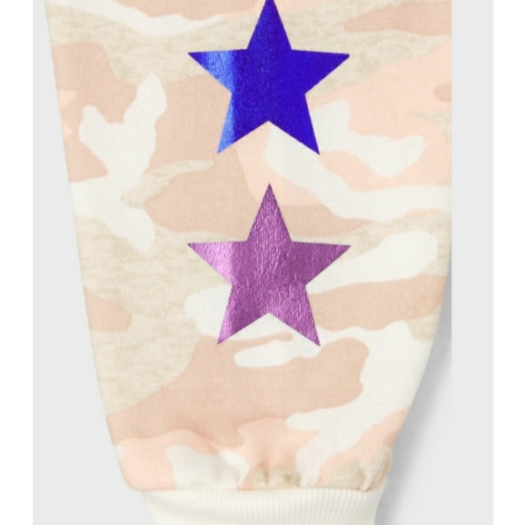 SUGAR & JADE STAR 🌟 CAMO ZIP & COZY JOGGER PANT (SET) SZ XL 16/18 (SOFT ROSE) - Picture 3 of 10